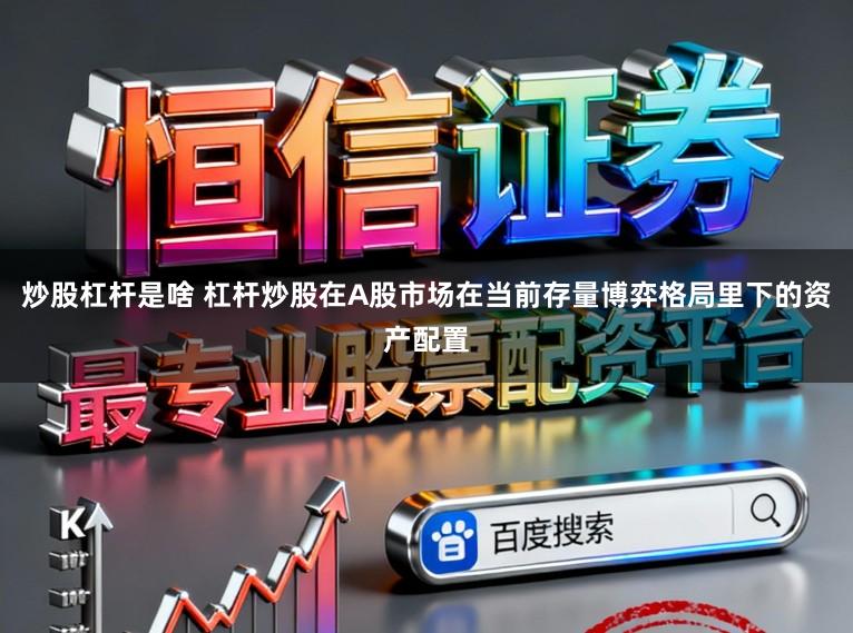 炒股杠杆是啥 杠杆炒股在A股市场在当前存量博弈格局里下的资产配置