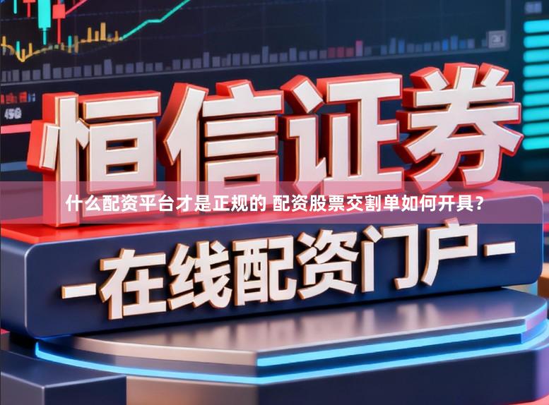 什么配资平台才是正规的 配资股票交割单如何开具？